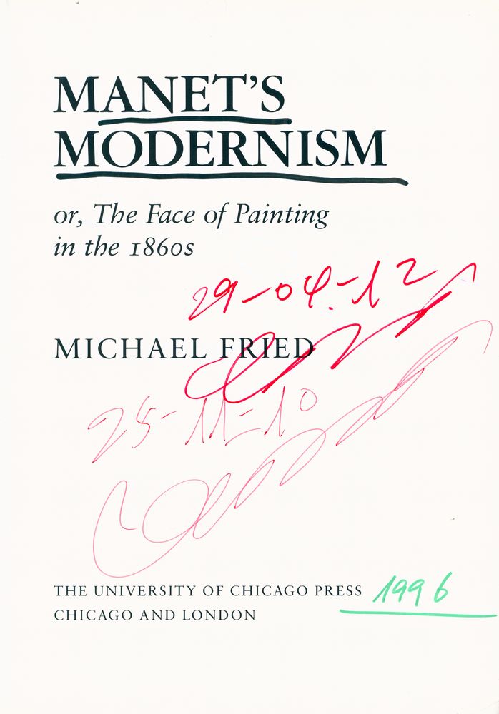 『Manet's Modernism : or, The Face of Painting in the 1860s』 1