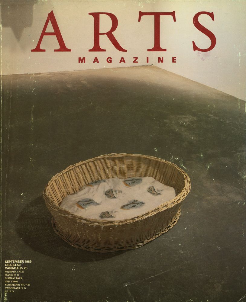 『ARTS MAGAZINE』 SEPTEMBER 1989 1
