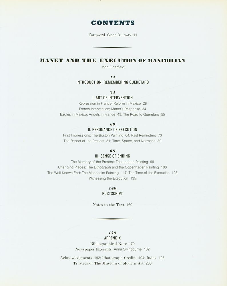 『Manet and the Execution of Maximillian』 2