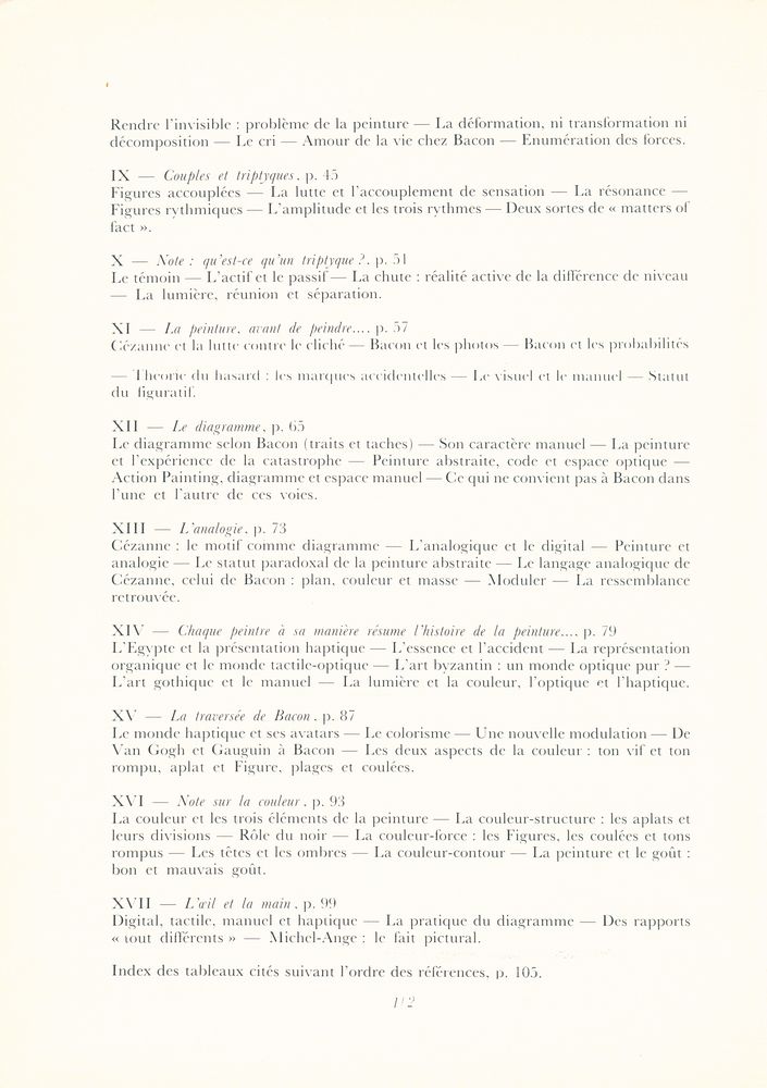 《Francis Bacon - Logique de la sensation》 3