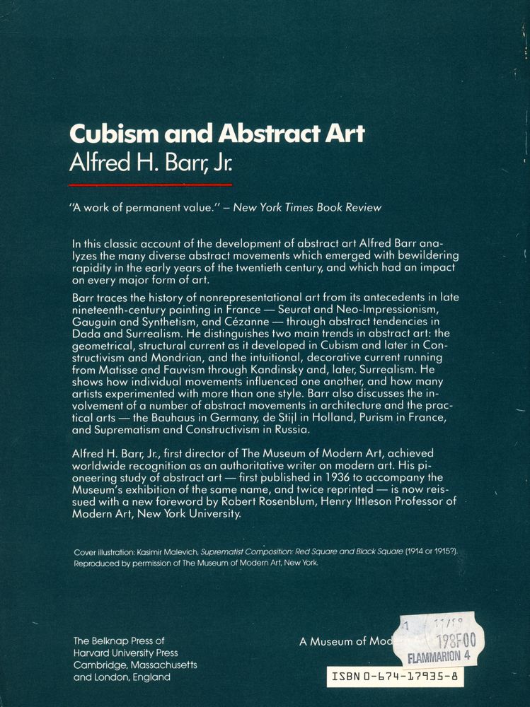 『Cubism and Abstract Art』 3