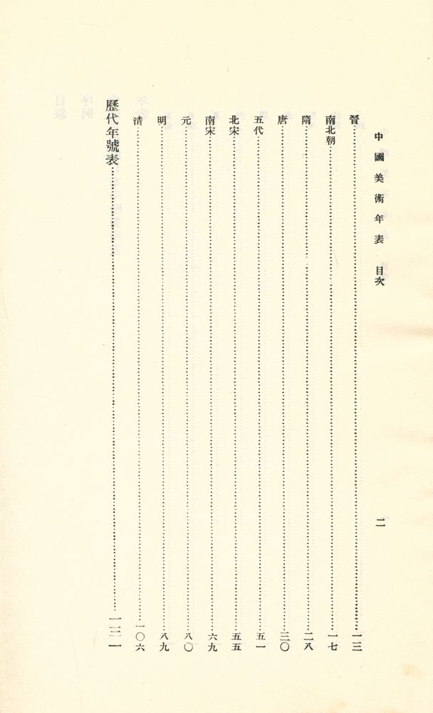 『中國美術年表』 3