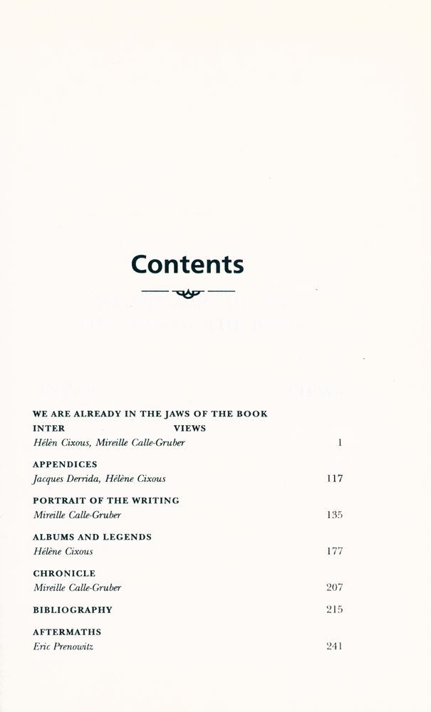 『Hélène Cixous Rootprints : Memory and life writing』 2