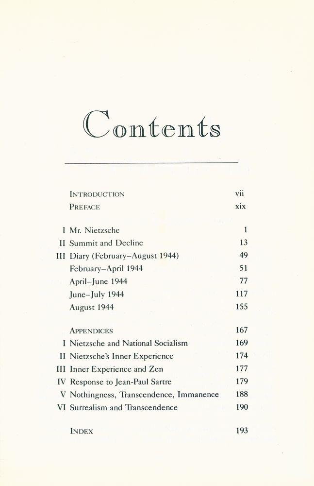 『On Nietzsche』 2
