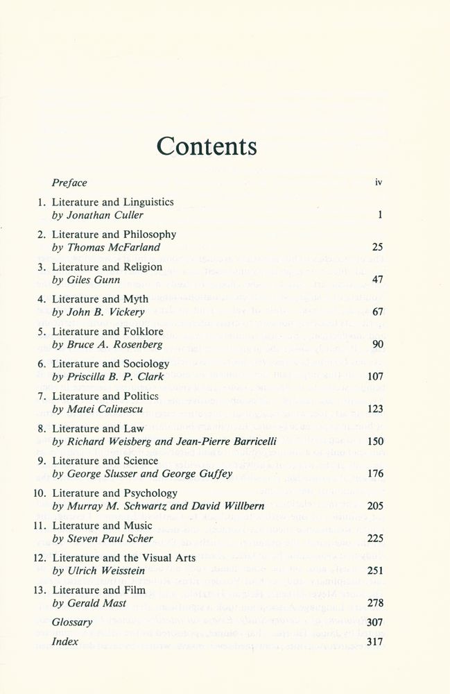 『Interrelations of literature』 2