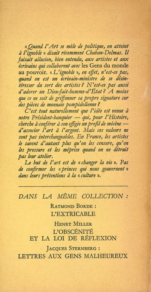 『LES GENS DU MONDE AU POUVOIR(LA V RÉPUBLIQUE ET LA CULTURE)』 3