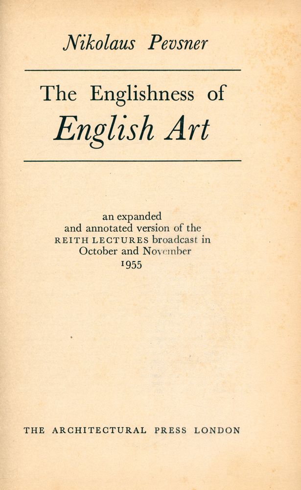 『The Englishness of English Art』 1