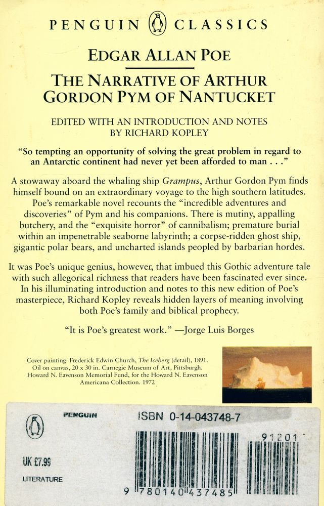 『The narrative of Arthur Gordon Pym of Nantucket』 3