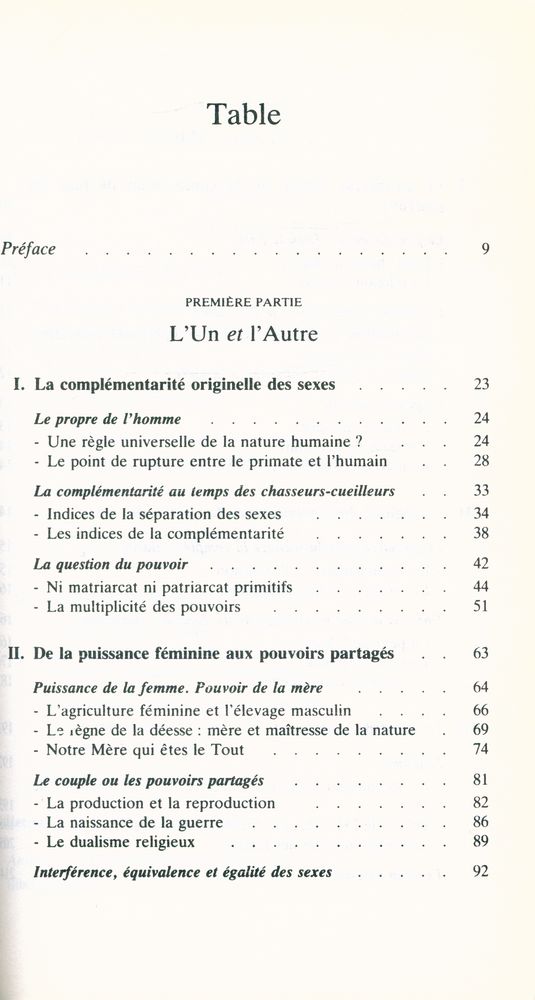 『L'un est l'autre : Des relations entre hommes et femmes』 2