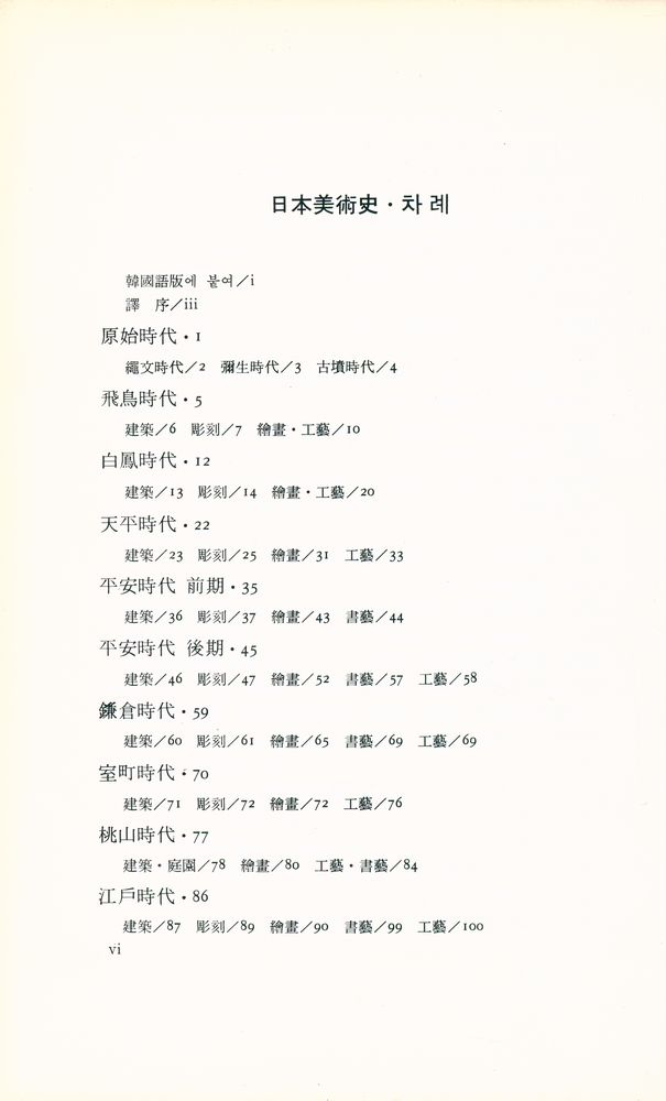 『悅話堂 美術選書 11 日本美術史(열화당 미술선서 11 일본미술사)』 2