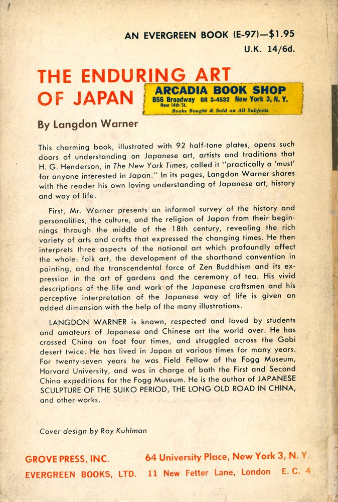 『THE ENDURING ART OF JAPAN: ILLUSTRATED WITH 92 PLATES』 3