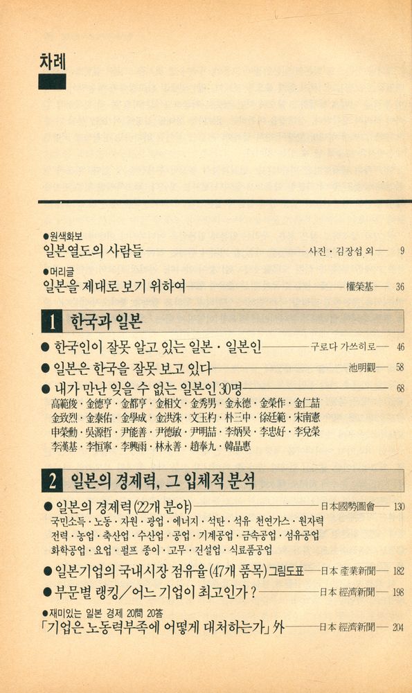 『日本의 實力(일본의 실력)』 2