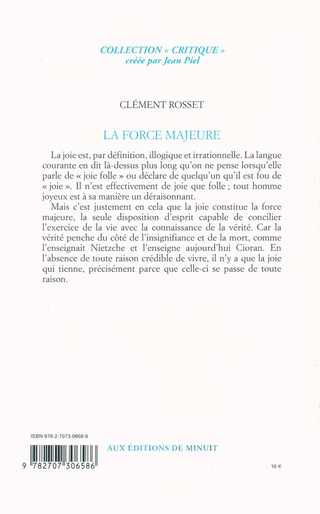 『LA FORCE MAJEURE』 3