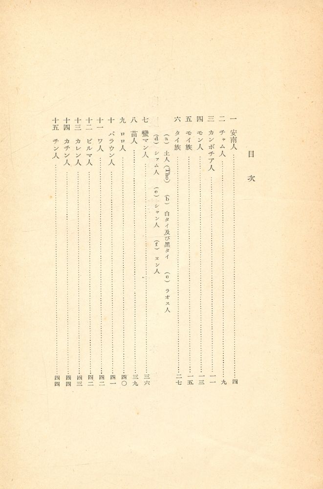 『印度支那民族』 2