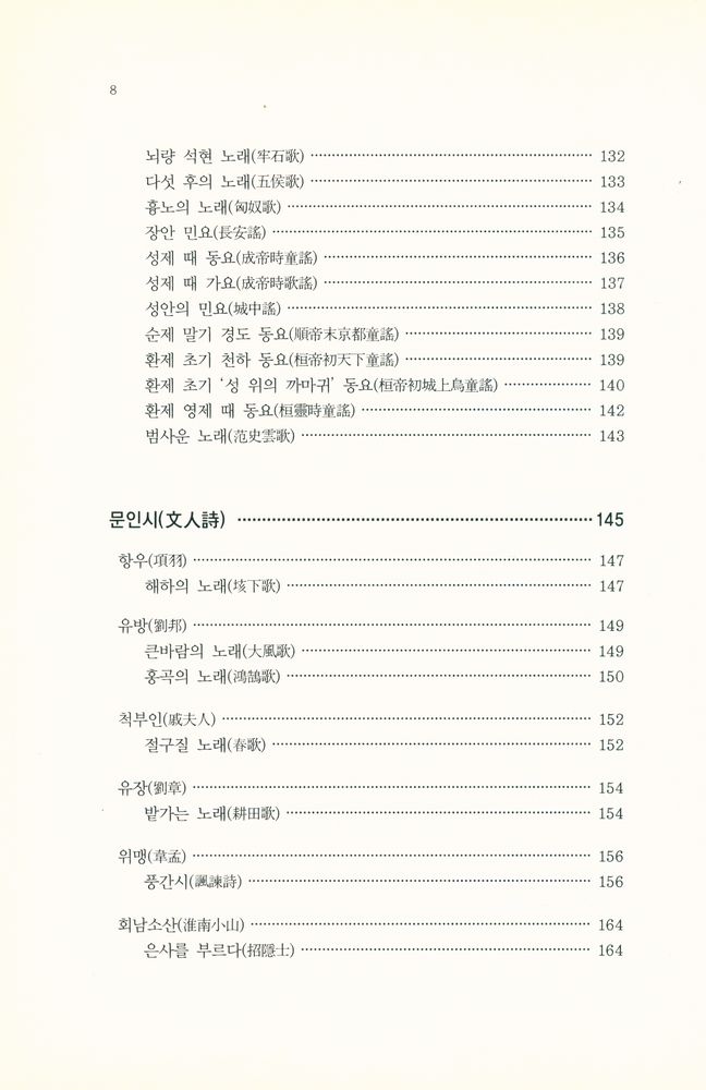 『양한 시집(兩漢 詩集)』 4
