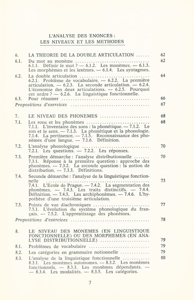 『Pour Aborder La Linguistique Tome 1 : INITIATION - RECYCLAGE』 4