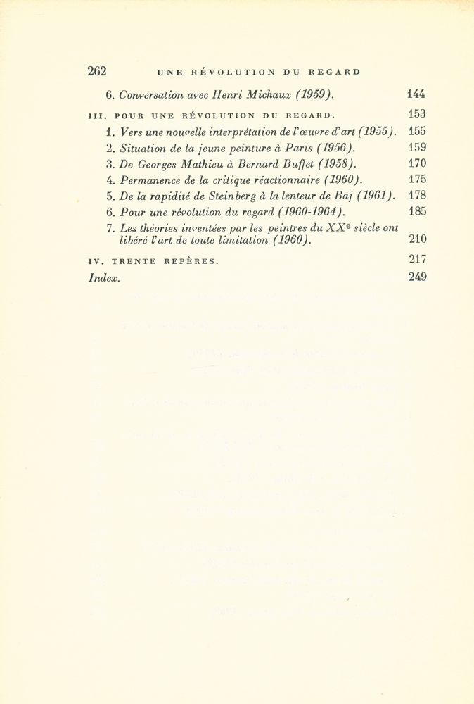 『Une révolution du regard : a propos de quelques peintres et sculpteurs contemporains』 3