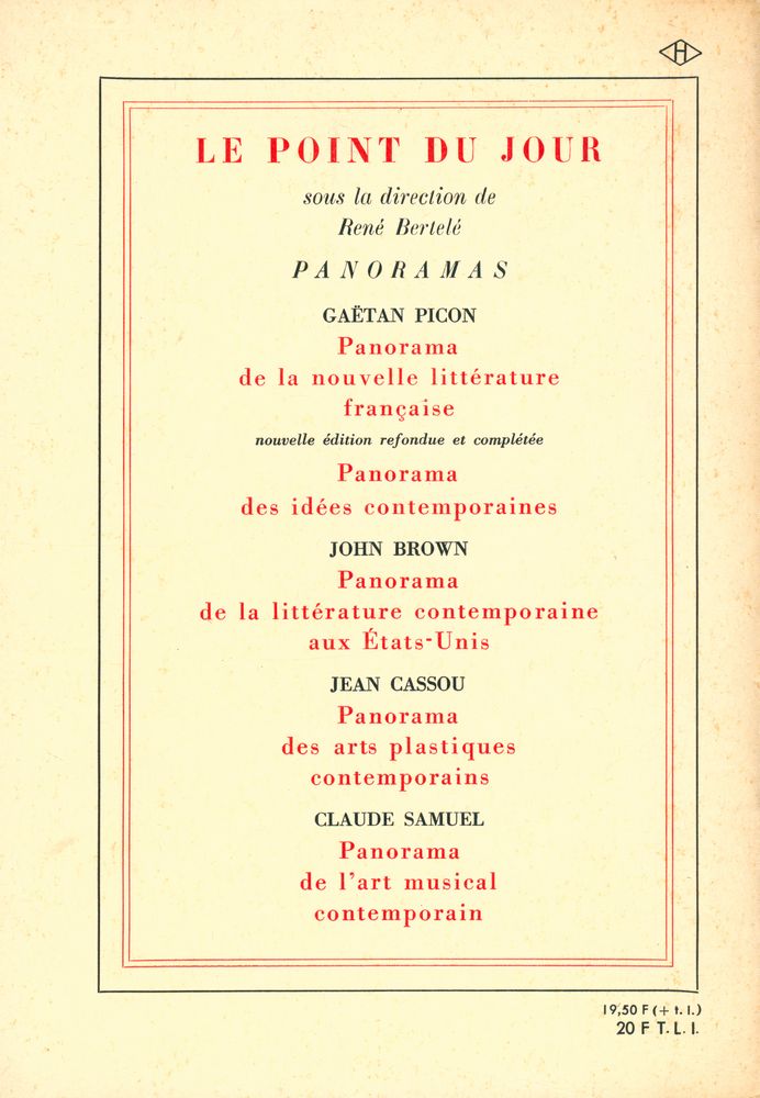 『Une révolution du regard : a propos de quelques peintres et sculpteurs contemporains』 4