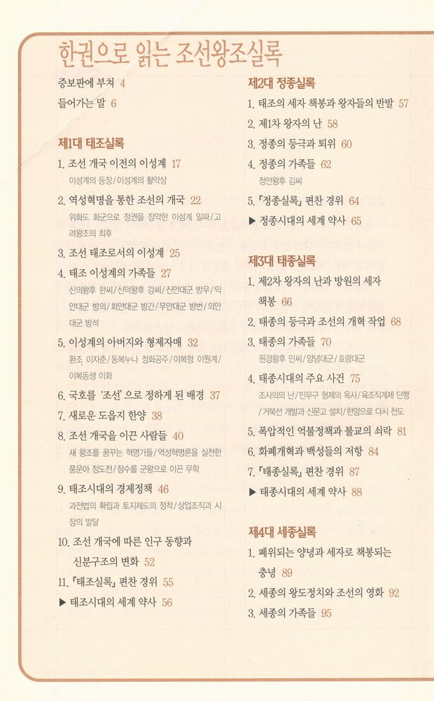 『한권으로 읽는 조선왕조실록』 2