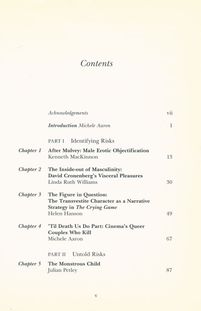 『THE BODY'S PERILOUS PLEASURES : Dangerous Desires and Contemporary Culture』 2