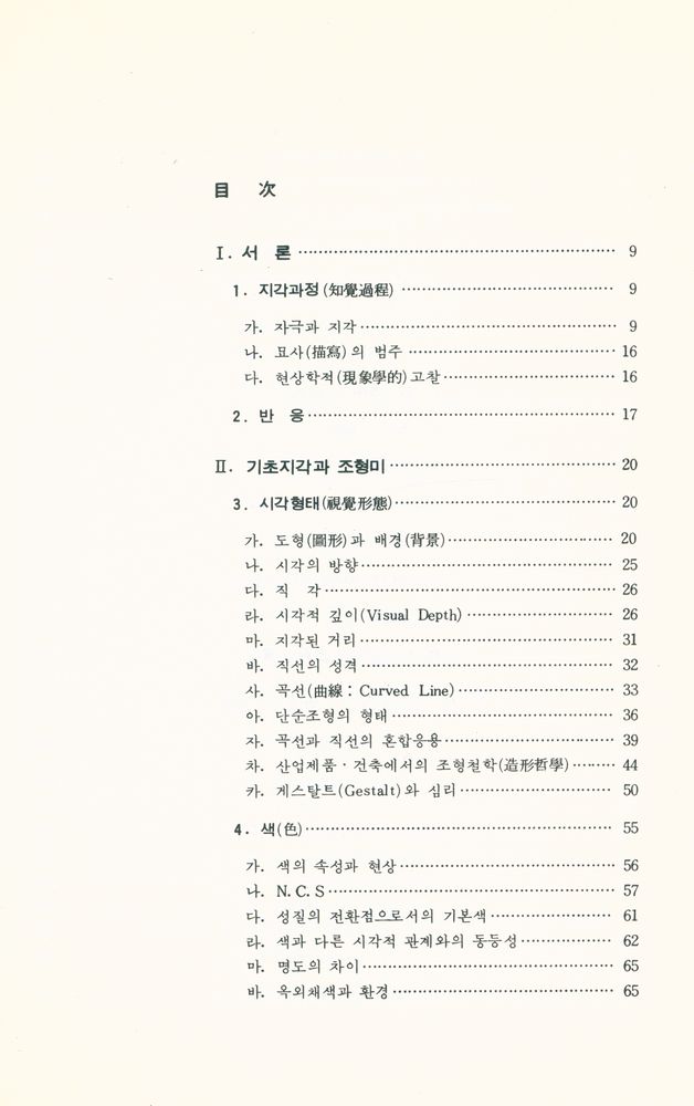 『造形論(조형론)』 2