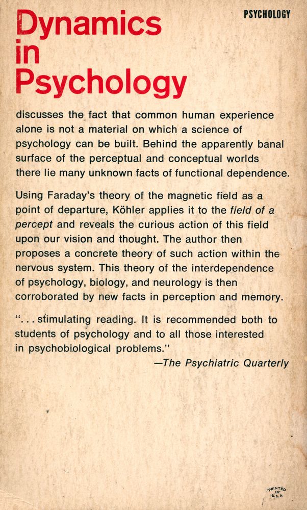 『Dynamics in Psychology』 3