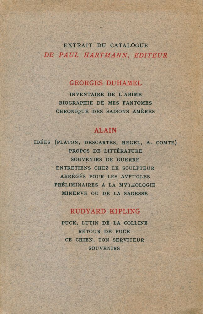 『INVENTAIRE DE L'ABIME』 5