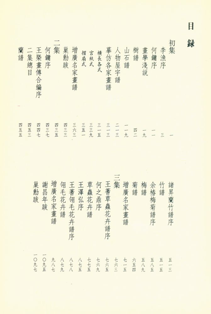 『芥子園畫譜全集』 2