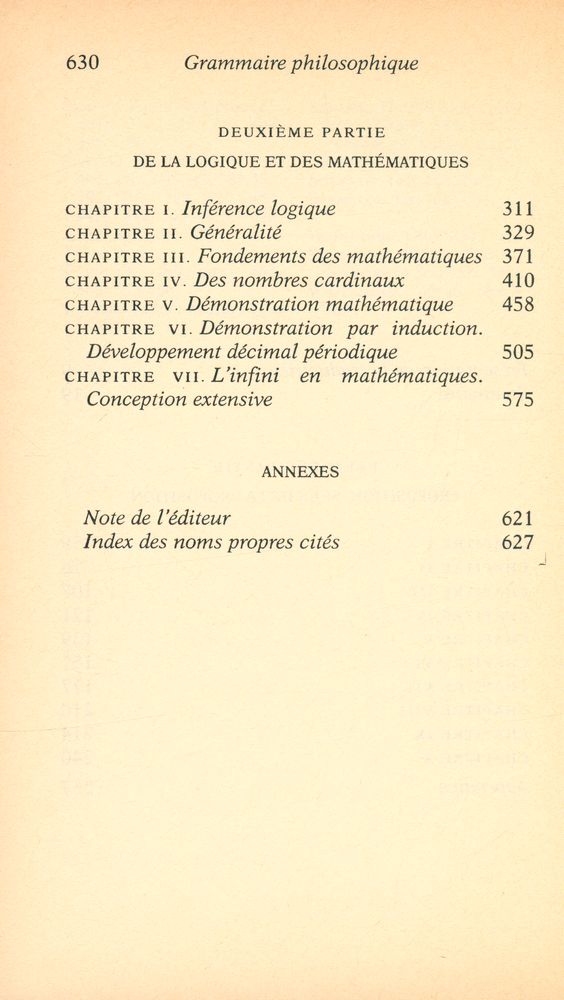 『Grammaire philosophique』 3