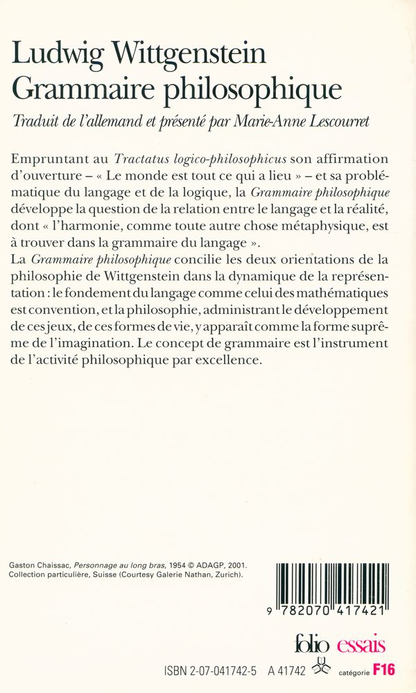 『Grammaire philosophique』 4