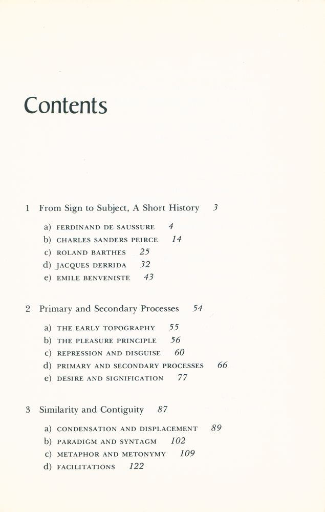 『THE SUBJECT OF SEMIOTICS』 2