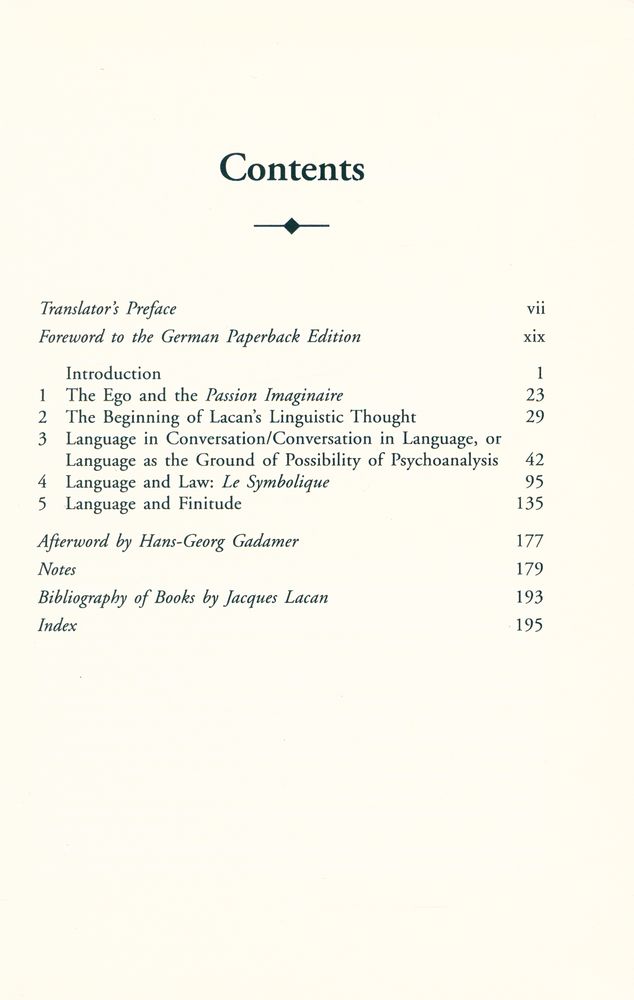 『Language and the Unconscious : Lacan's Hermeneutics of Psychoanalysis』 2