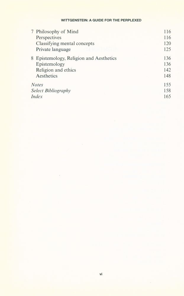 『WITTGENSTEIN : A GUIDE FOR THE PERPLEXED』 3