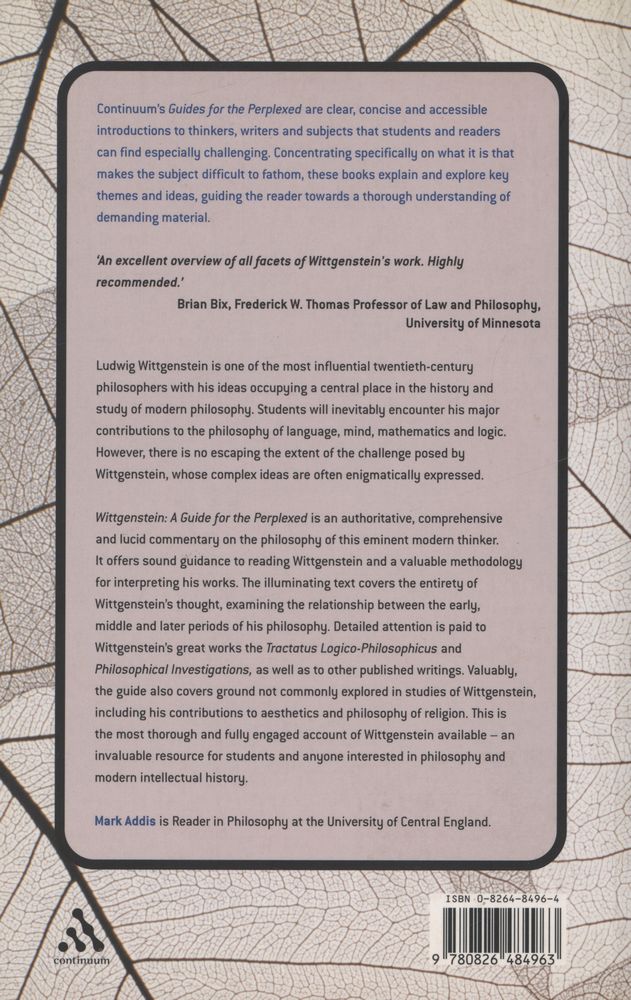 『WITTGENSTEIN : A GUIDE FOR THE PERPLEXED』 4