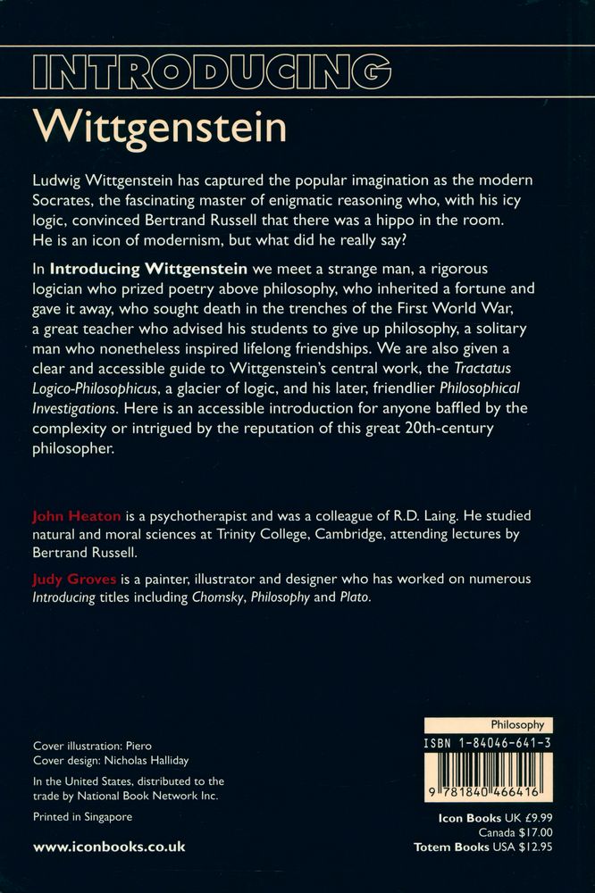 『INTRODUCING : Wittgenstein』 3