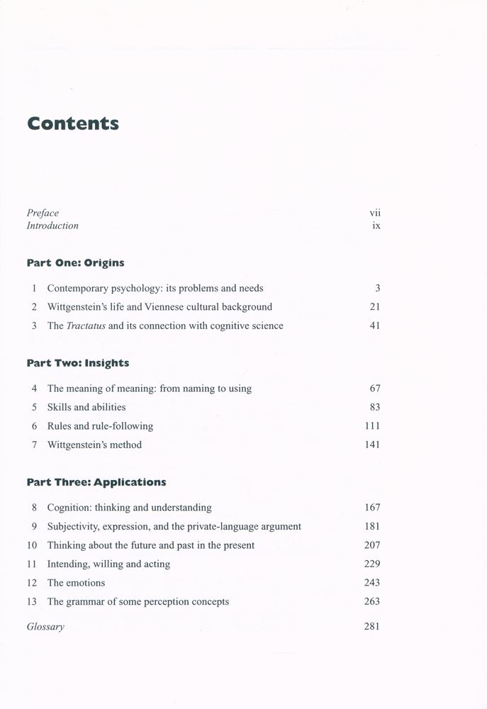 『Wittgenstein and Psychology : A Practical Guide』 2