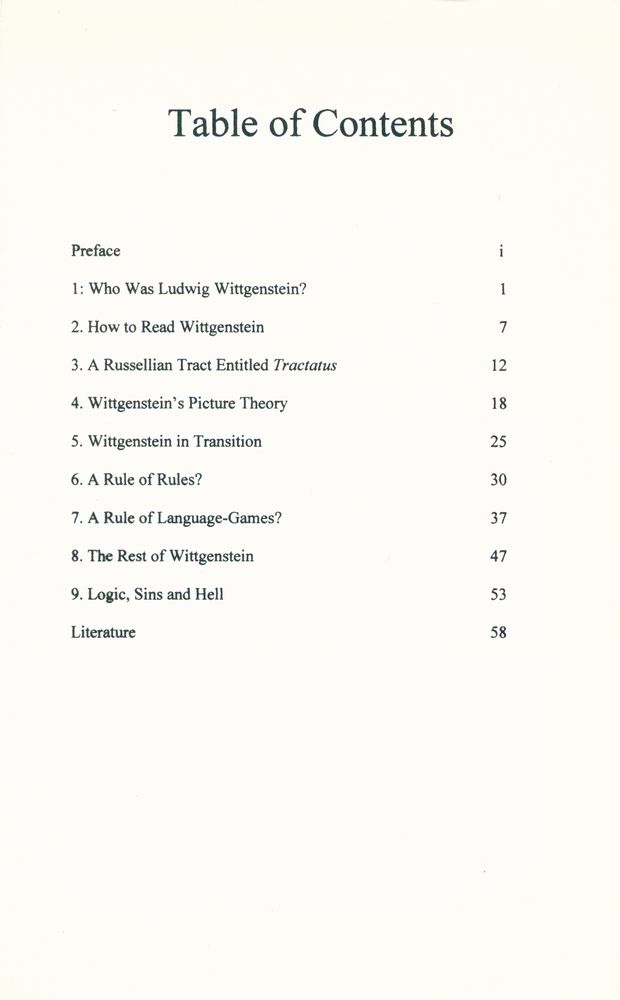 『ON WITTGENSTEIN』 2
