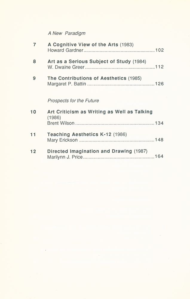 『Research Readings for Discipline - Based Art Education : A Journey Beyond Creating』 3