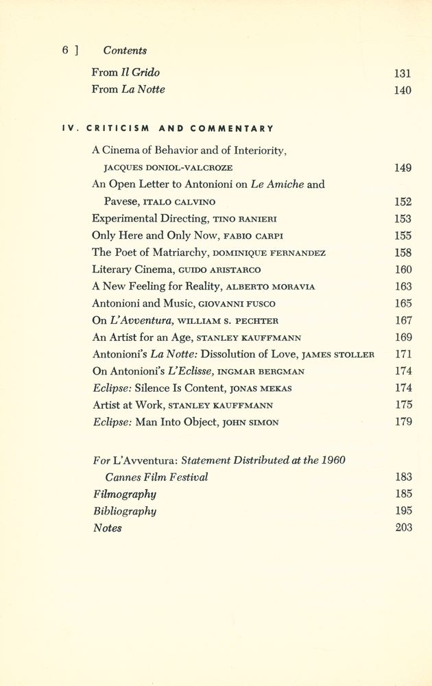 『Michelangelo Antonioni : AN INTRODUCTION』 3