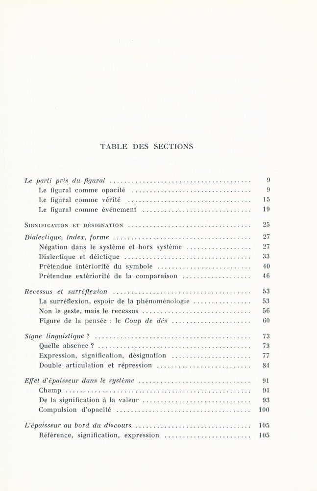 『DISCOURS, FIGURE』 2