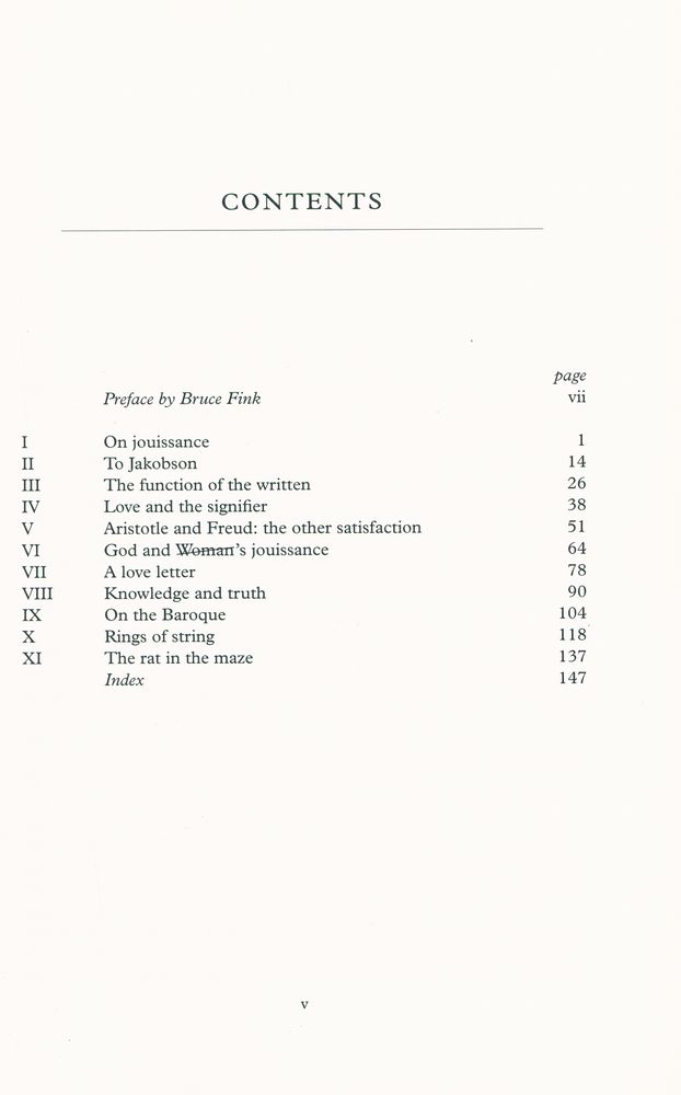 『On feminine sexuality : the limits of love and knowledge』 2