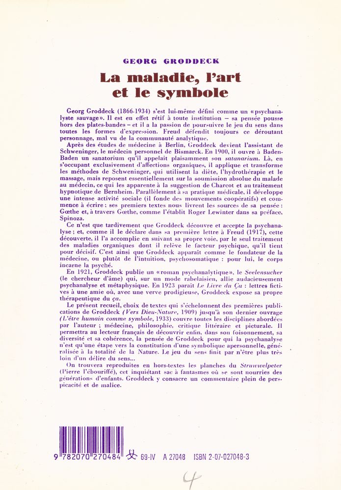 『LA MALADIE, L'ART ET LE SYMBOLE』 4