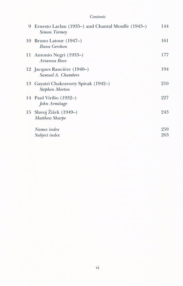 『From Agamben to Žižek : Contemporary Critical Theorists』 3