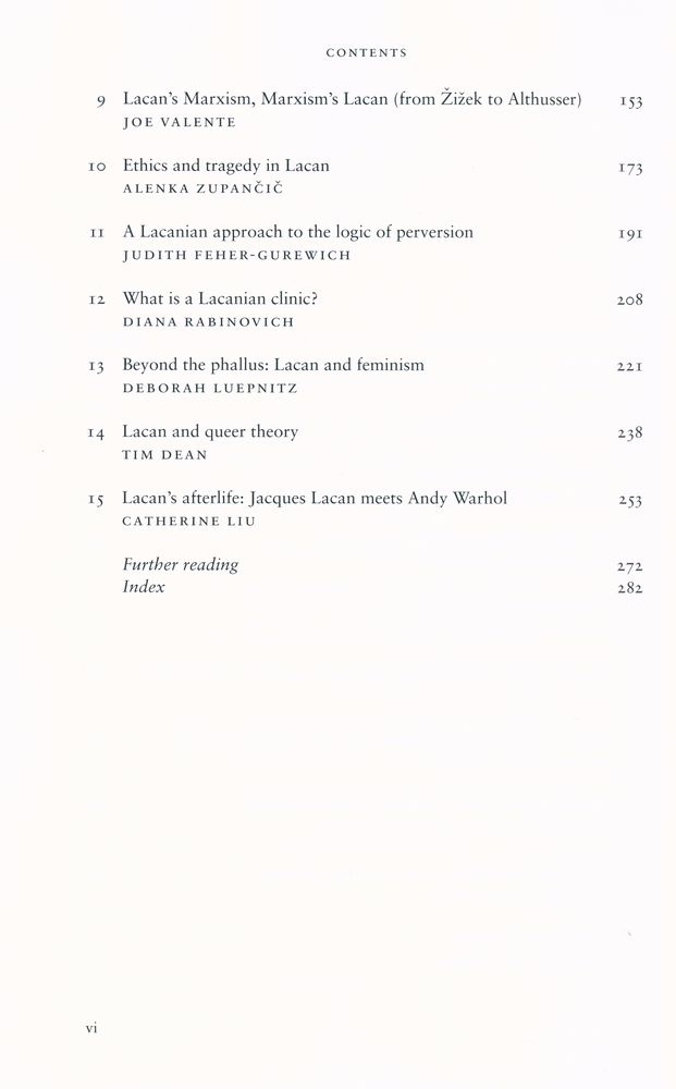 『THE CAMBRIDGE COMPANION TO LACAN』 3