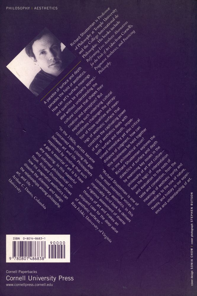 『Surface and depth : dialectics of criticism and culture』 3
