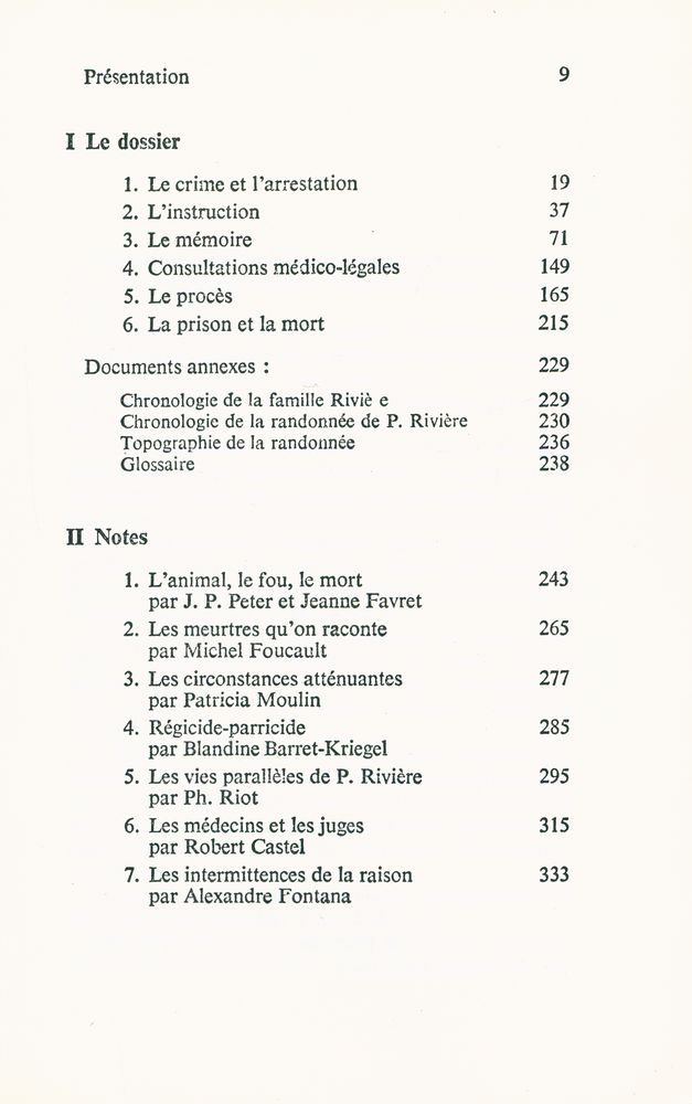 『Moi, Pierre Rivière, ayant égorgé ma mère, ma sœur et mon frère... : un cas de parricide au XIXe siècle』 2