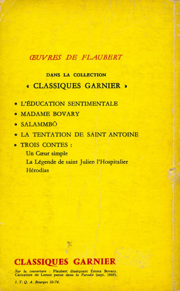 『Madame Bovary : Mœurs de province』 3