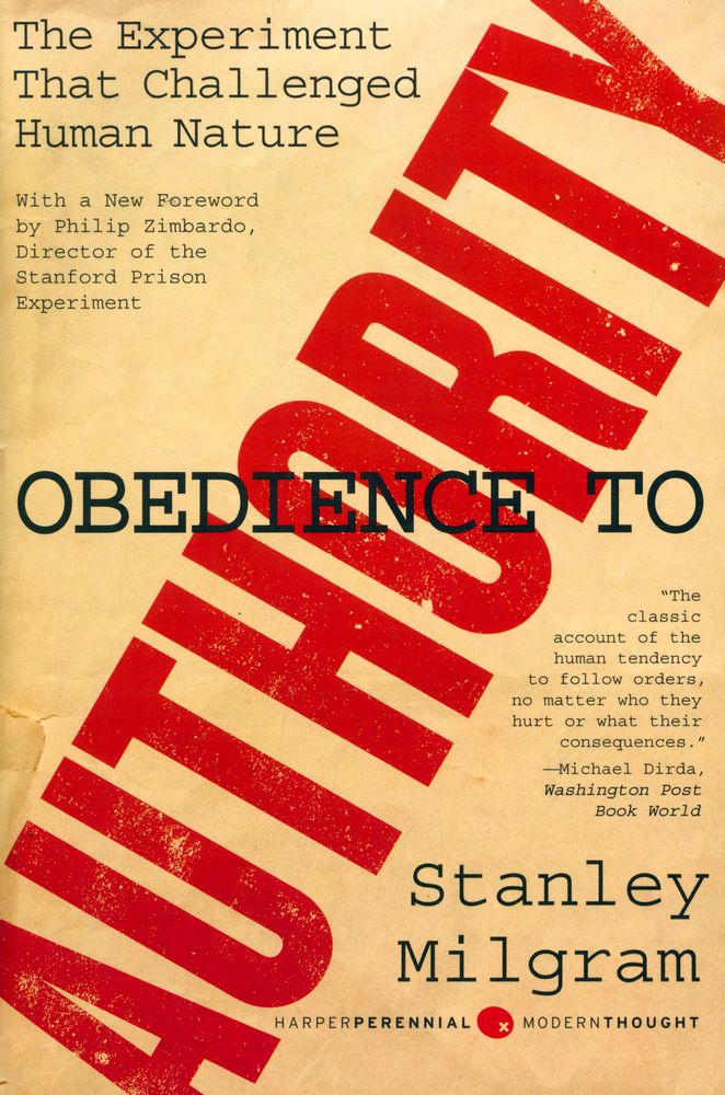 『Obedience to authority : an experimental view』 1