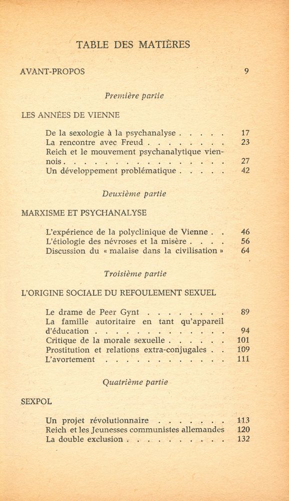 『Wilhelm Reich : Essai sur la Naissance du Freudo - marxisme』 2
