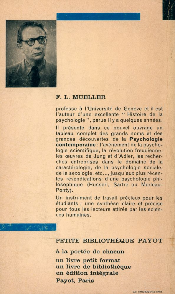 『LA PSYCHOLOGIE CONTEMPORAINE』 4